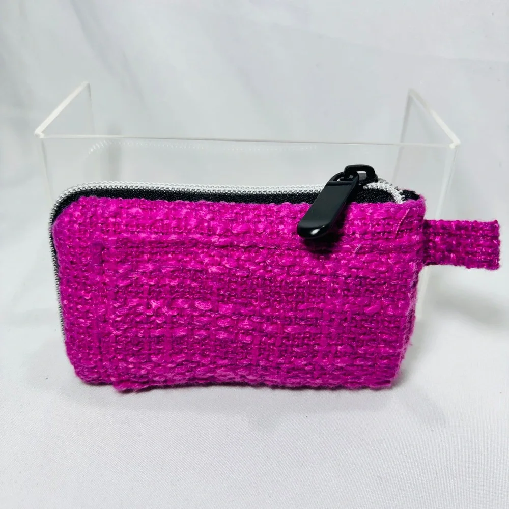 Dime Bags Padded Pouch Pink Hemp Blend Smell Proof Small Accessory Travel Bag